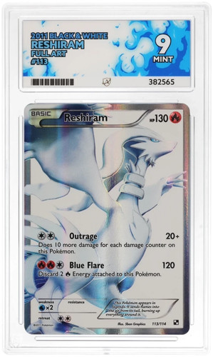 Reshiram ex graded ACE 9 for sale on eBay