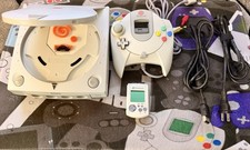 SEGA Dreamcast w/ GDEMU 128GB, 1 OEM Controller, 1 VMU, and more!
