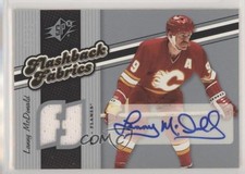 2006-07 SPx Flashback Fabrics Spectrum /25 Lanny McDonald #125 Auto HOF 2u9