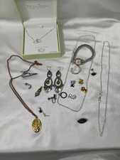 Vintage 12K & 10k Rgp Bezel Gold filled & 925 Jewelry Wearable Or Scrap 45 Grams