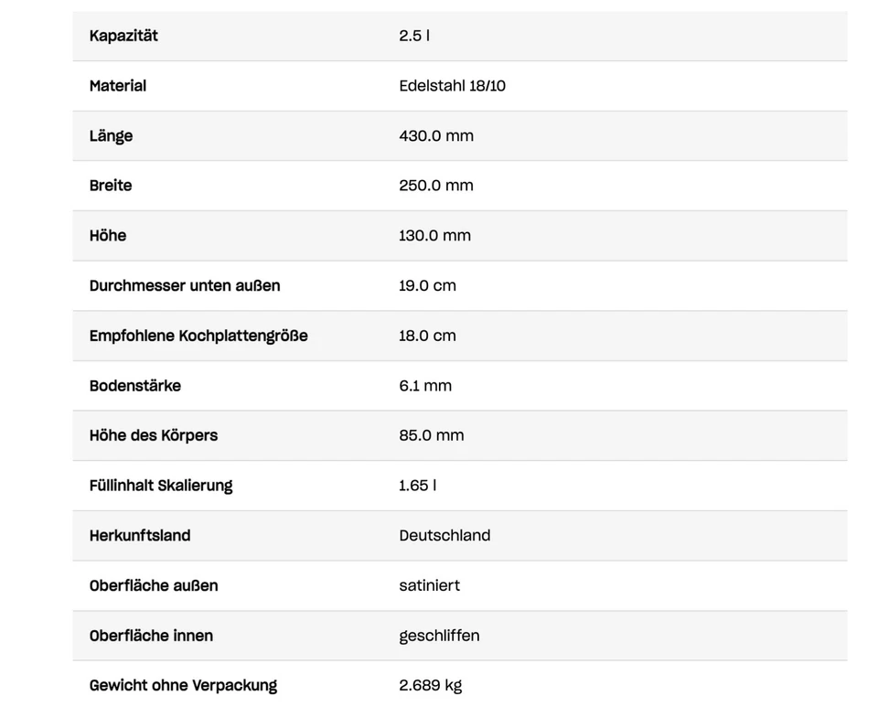 Fissler Vitavit Premium 2 5 L Schnellkochtopf Induktion Made in Germany Beste - Bild 3 von 3