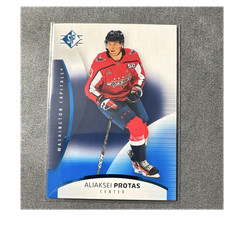 Upper Deck 2025-26 SP Aliaksei Protas Washington Capitals Ice Hockey #31 Blue