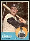 1963 Topps #555 John Blanchard New York Yankees Very Good 074653