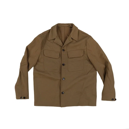 Cappotto Michael Kors Uomo Abbottonato Giacca Pesanti Outerwear Marrone L Xl Xxl