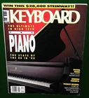 1988  KEYBOARD Magazine with Flexi Disc Soundpage Record, Ciani Music, NO LABEL