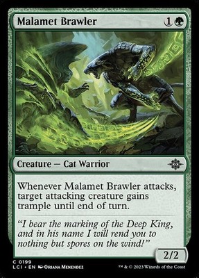 [MTG] Malamet Brawler (Foil) (0199) (LCI) LP-HP