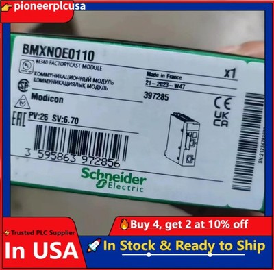 Packaging BMXNOE0110 PLC Ethernet Module In  US Stock US Free TAX