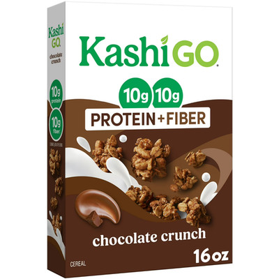 Kashi GO Chocolate Crunch Protein Cereal Box, 16 oz