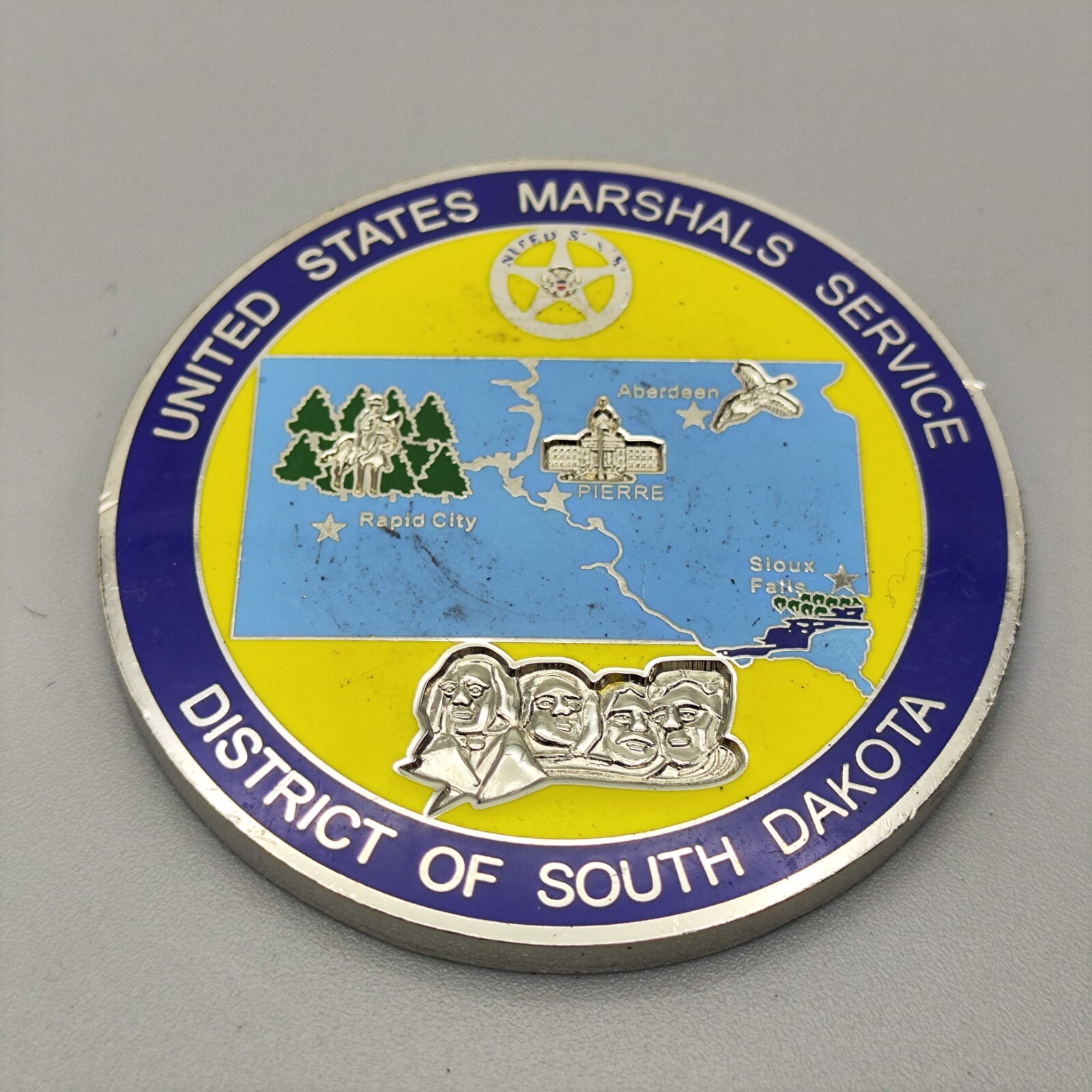 US Marshals Service District of South Dakota Challenge Coin