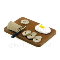 Dolls House Miniature Tudor Preparation Board Dolls House Miniature Tudor Preparation Board