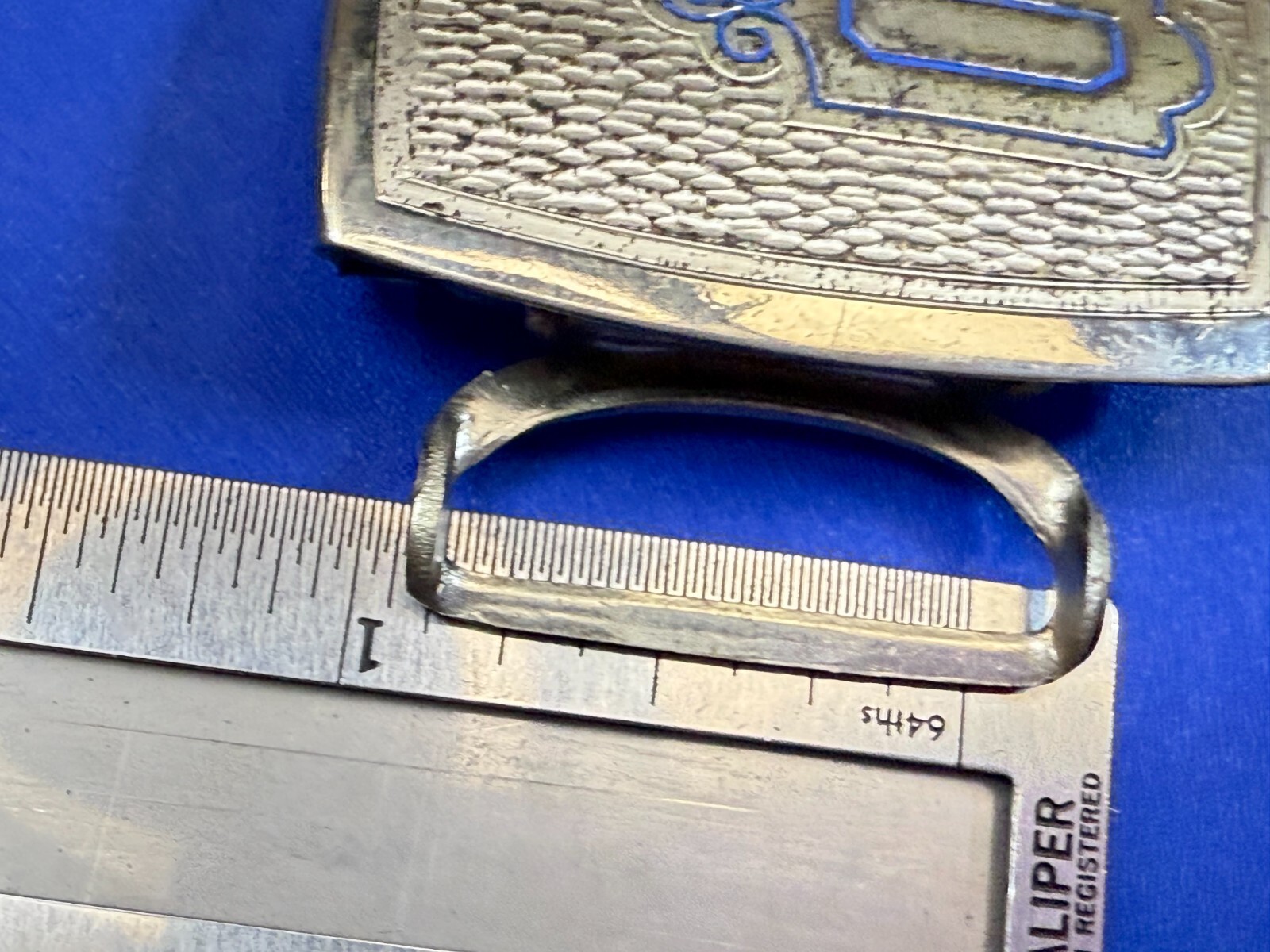 Custom Initial Letter D Monogram Silver Plated Pi… - image 3