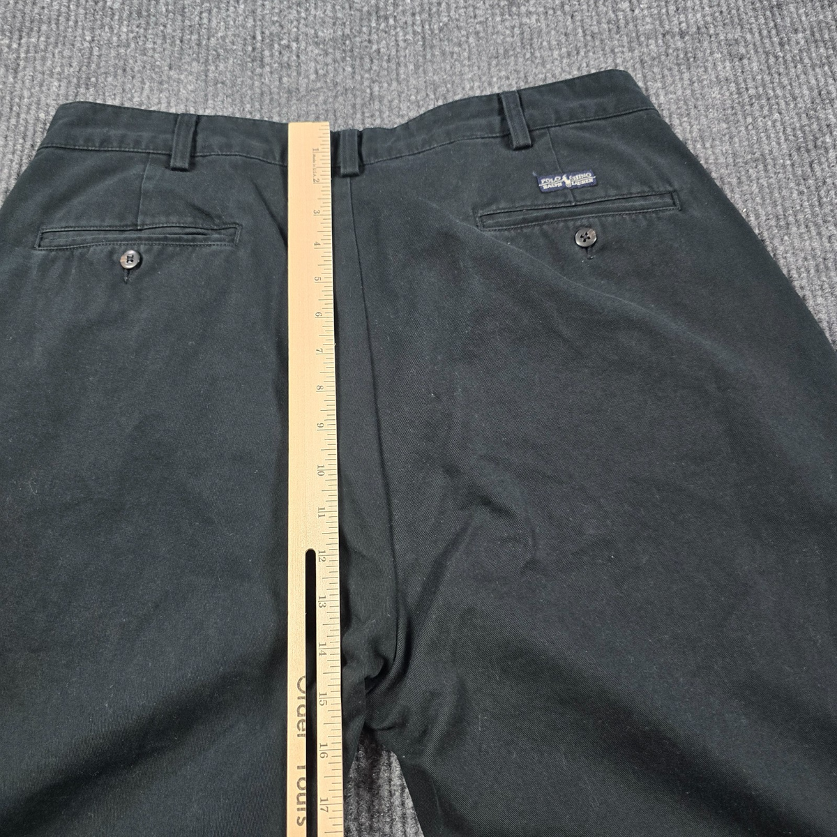 Vintage 90s Polo Ralph Lauren Pants Mens 36x30 Black Andrew