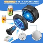 Mason Jar Vacuum Sealer Kit, Upgraded 3-in-1 Electric Jar Sealer  — photo 2