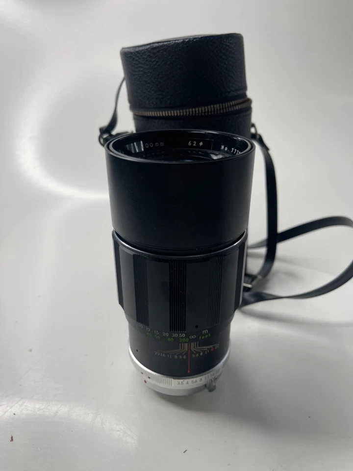 Soligor Objektiv Auto 1:3.5 F=200mm No.777266 in orig. Case - Bild 2 von 4