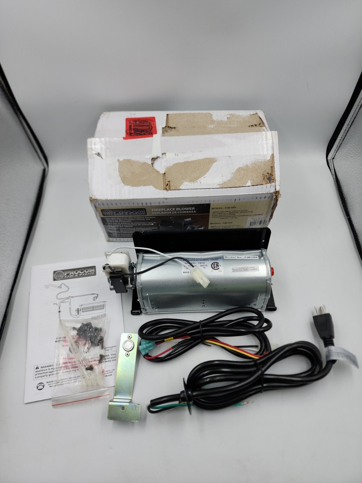 Blower for ProCom and Duluth Forge Gas Fireplaces - Model# FIB100 | eBay