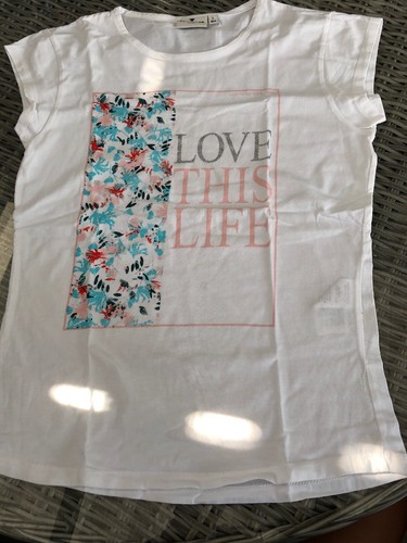 TOM TAILOR Mädchen T-Shirt - Oversized Baumwolle Shirt Mit Print
