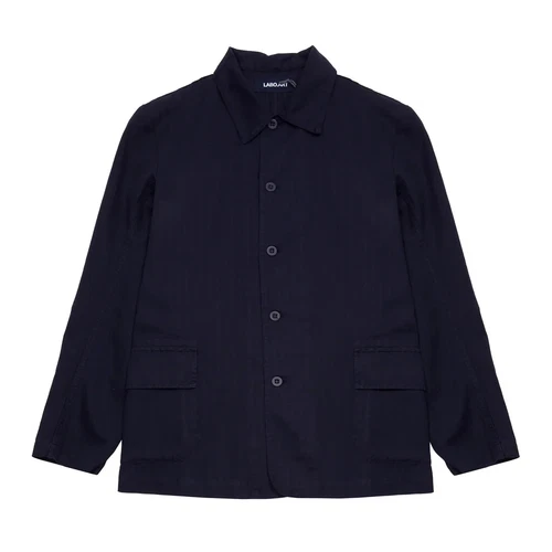 LABO ART Robert Resca Atlantic Blue Shirt Jacket Cotton Full Button 3 Fits L video thumbnail