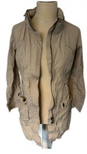 Golddigger Beige Jacket Size 8 (a21)