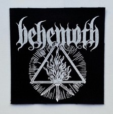 Behemoth Cloth Patch Sew On Badge Metal Rock Approx 4" X 4" CP233