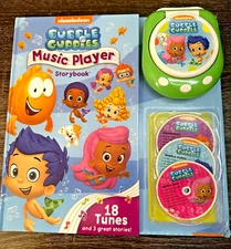 *RARE* Bubble Guppies Music Player Storybook Set w/Discs - **Collectors Item**