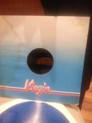 The Motors Airport 12'' UK Blue Vinyl 1978 Virgin VS21912 VG/NM Rare Limited