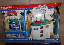 Vintage Fisher Price Shop e Cook Kitchen new ultra rare never used black offer