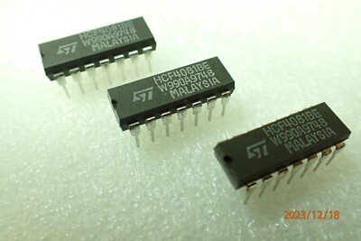 HCF4081BE (X3 CHIPS) STM Integrated Circuit Quad 2 Input AND Gate UKSTOCK