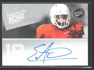 Emmanuel Acho 2012 Press Pass Autographs Silver # AU Fox Sports Texas Longhorns