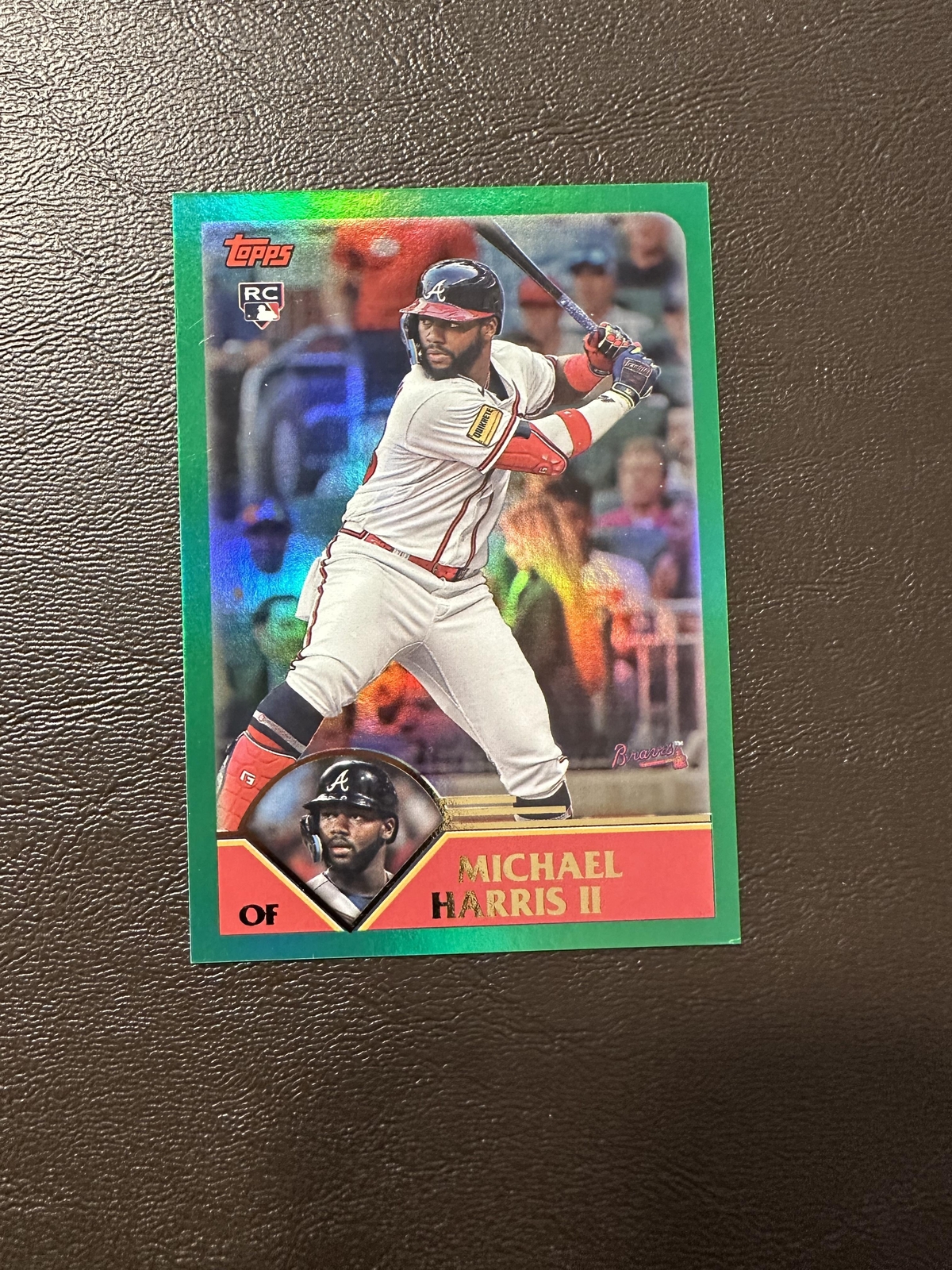 2023 Topps Archives Michael Harris II #300 Green Foil /99 Rookie RC Braves