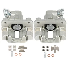 Rear Left Right Brake Calipers w/ Bracket 2pcs For 1999-2004 Ford Mustang