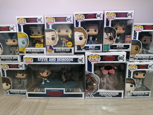 Stranger Things Funko Pops Series 1, 2 