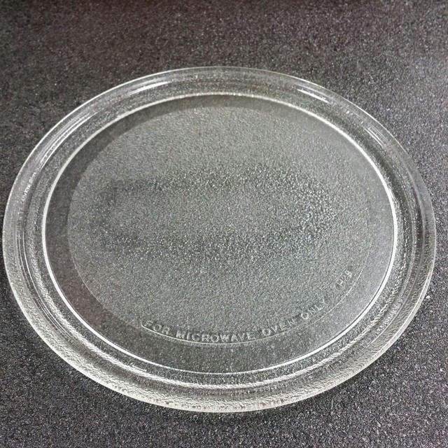 11 3/16" Glass Microwave Oven Plate Tray FITS MANY! Track Dim. = 8