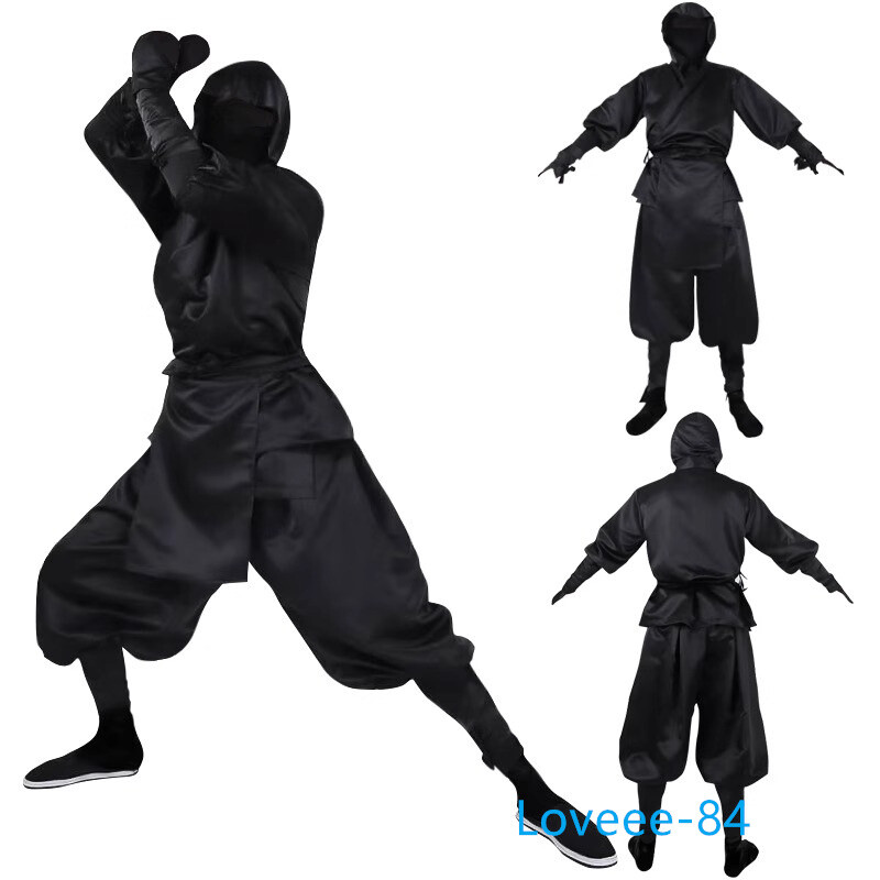 Ninja Samurai Costume for Men Japanese Cosplay Outfit Adult Uniform Gift-image
