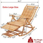 Extra Large Rocking Chair Wooden Lounge All Weather Recliner with High ...