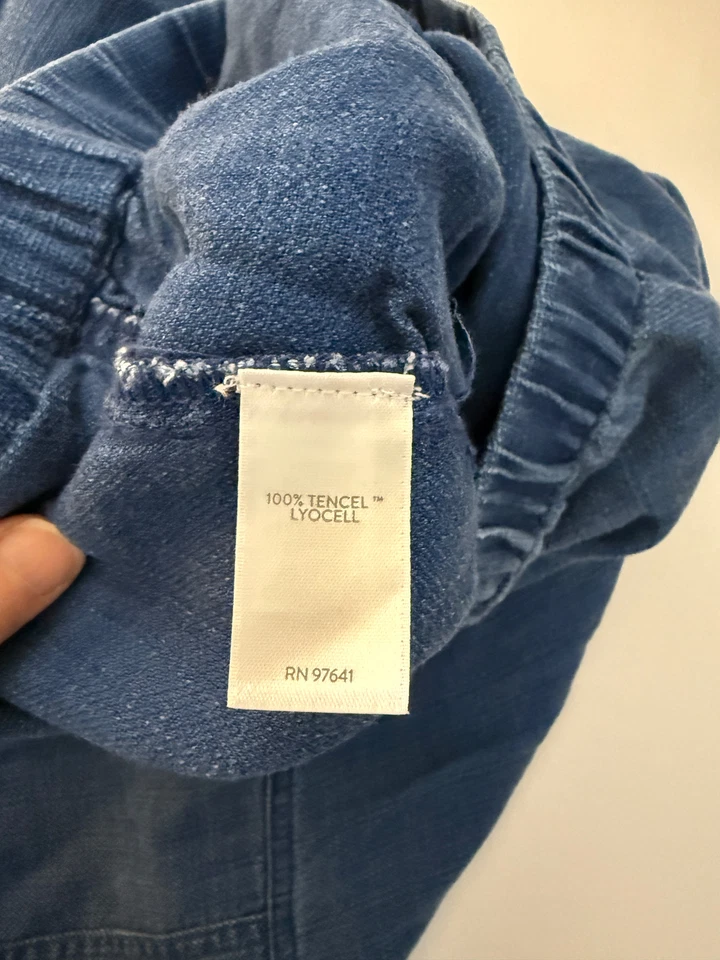 Pantalón PURE JILL J. Jill azul índigo con bolsillos para mujer XLP 36-44 x 24 Foto 4 de 4