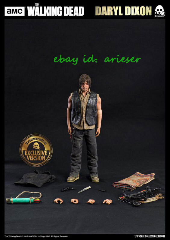 Threezero The Walking Dead Daryl Dixon Exclusive 1/6 Action Figure