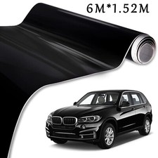 6m Gloss Black Vinyl Wrap Car Auto Vehicle Sticker Film Decal Air Bubble Free 6m Gloss Black Vinyl Wrap Car Auto Vehicle Sticker Film Decal Air Bubble Free
