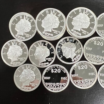 #ad #ad 2008 Norfed Liberty 2 5 oz .999 Silver Proof Like ✅📈BU RARE $59.95