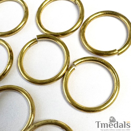 20 Pieces Brass Medal Ring for Making repairing the Medals, 12x1.2mm top Quality - Picture 3 of 11
