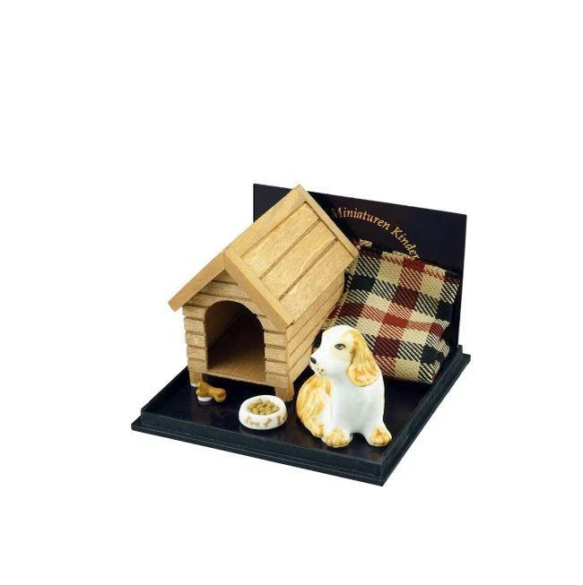 5-pc Doghouse Set 1.625/7 Reutter DOLLHOUSE Miniature - Image 3 of 4