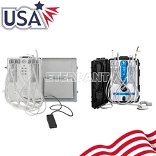 Dental Unit System W/Built-in Air Compressor, Curing Light&Ultrasonic Scales 