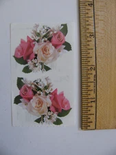 Mrs. Grossman's Stickers ROSE NOSEGAY 2 Mods 2" X 1 5/8" Each NEW