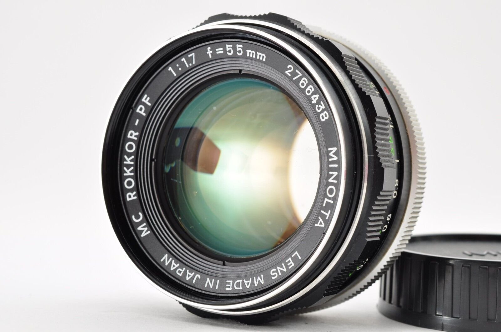 Minolta MC ROKKOR-PF 55mm f1.7 Manual Focus Lens - Japan - Excellent Condition