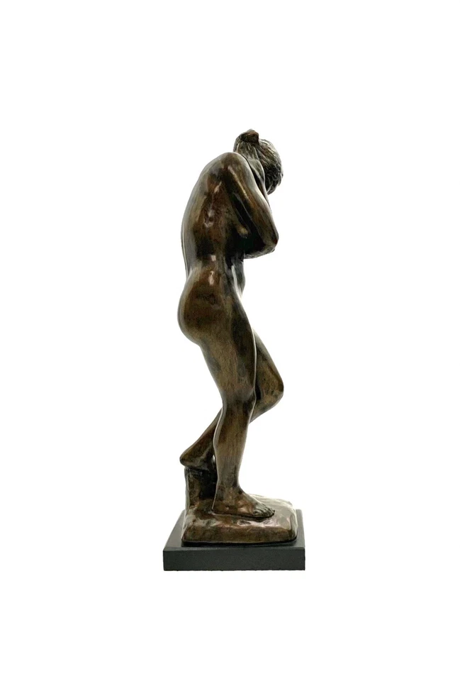 Escultura Eva Estatua Alva por S. Eylanbekov Metal Fundido Vintage Bellas Artes Decoración Foto 4 de 4