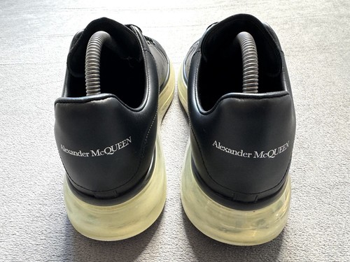 Genuine Authentic Alexander McQueen Oversized Translucent Black Size UK 7 - Picture 5 of 10