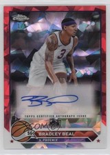 2023-24 Topps Chrome Sapphire Edition Red 1/5 Bradley Beal #CG-BBE Auto 0xh3