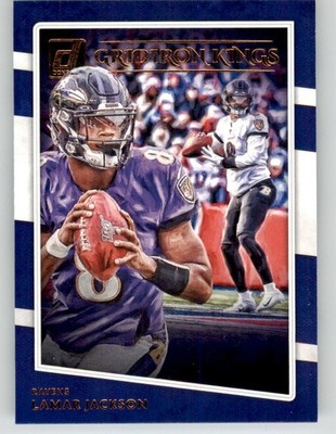 2020 Panini Donruss Gridiron Kings Lamar Jackson #LJ BAL