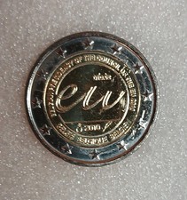 MONEDA DE 2 EUROS BELGICA 2010, PRESIDENCIA CONSEJO UNIÓN EUROPEA, SIN CIRCULAR
