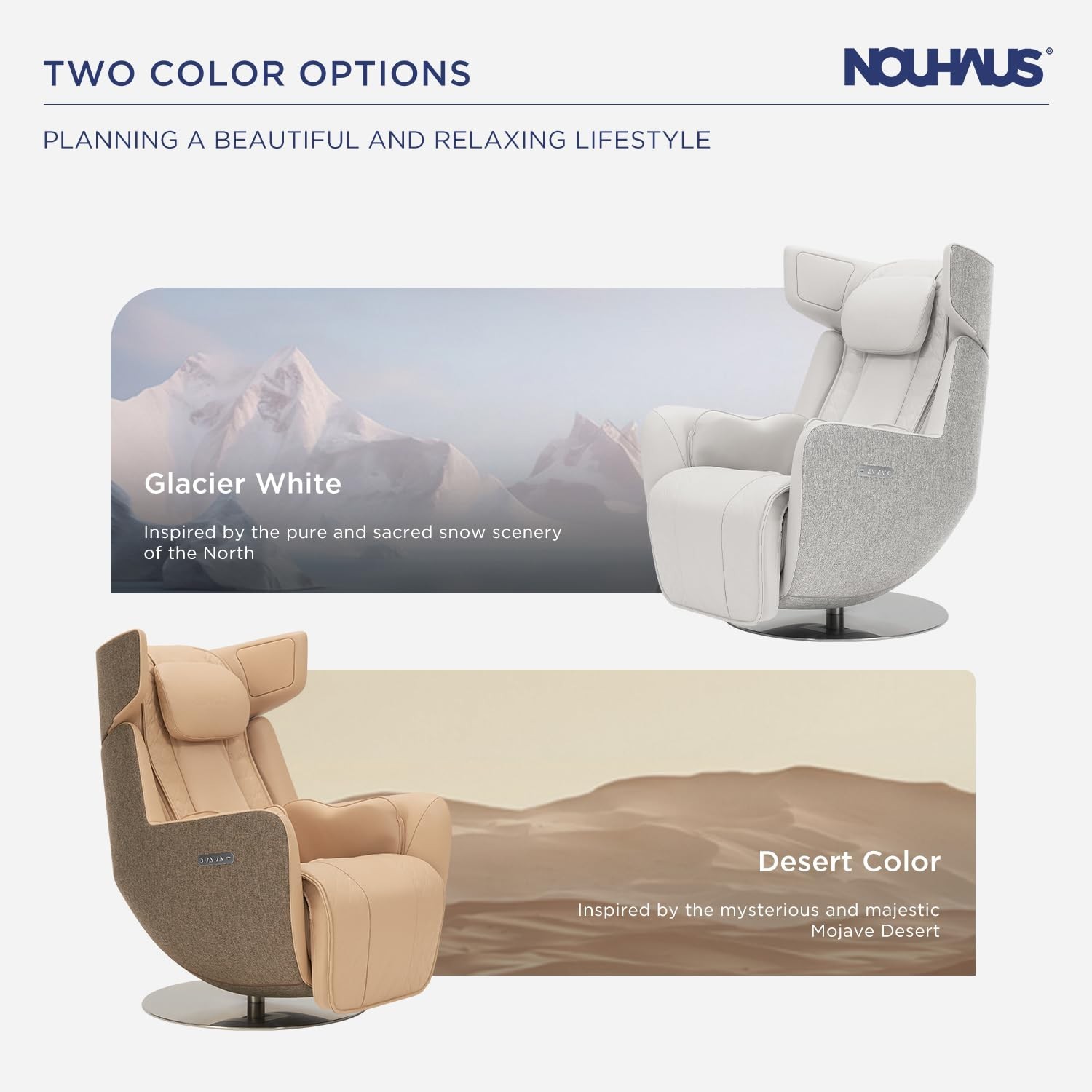 Nouhaus Orbit Heated Massage Chair, Zero Gravity Full Body Recliner