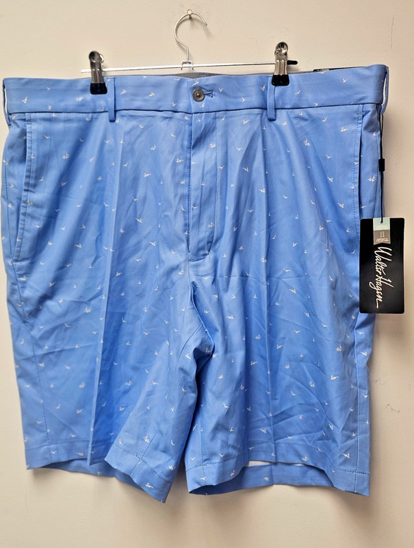 Walter Hagen Perfect 11 Golf Short Mens 40 Blue 9" Inseam NWT